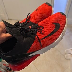 Nike Red and Black Sneakers